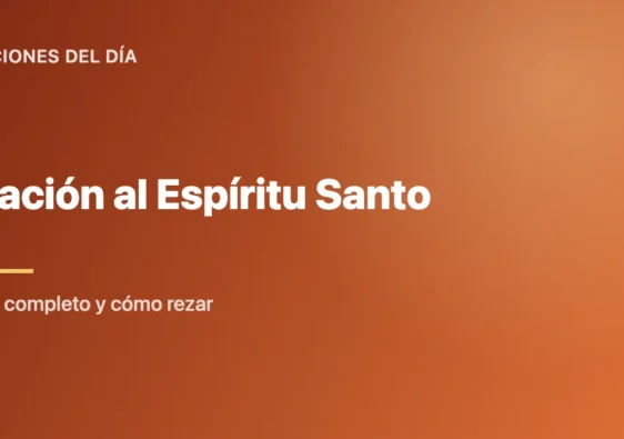 Oración al Espíritu Santo: Texto Completo y Significado