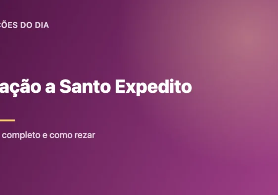 Oração a Santo Expedito: Texto Completo e Como Rezar